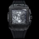 HUBLOT Factory Square Bang Unico  Black Steel Case Watch